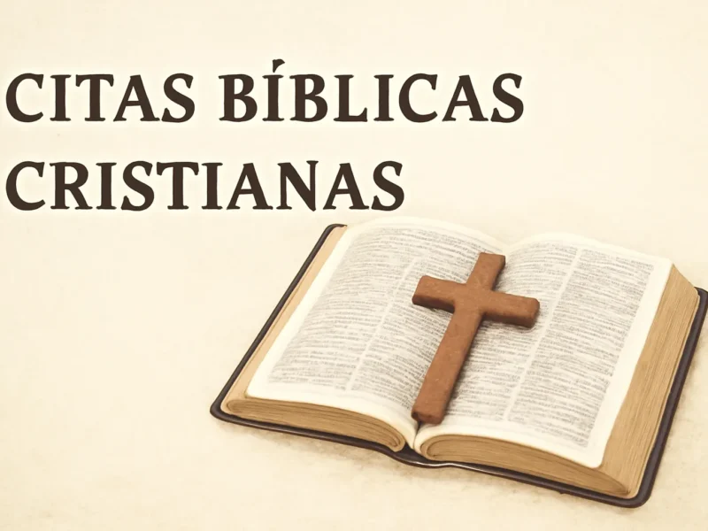 Citas bíblicas cristianas: 100 pasajes para inspirar la fe y la esperanza