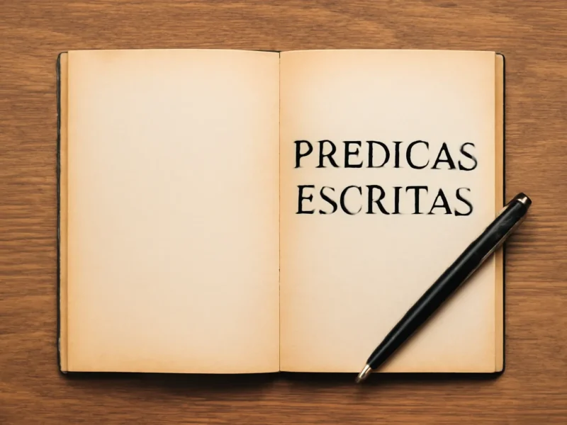 Predicas escritas: guía definitiva para redactar sermones claros y persuasivos