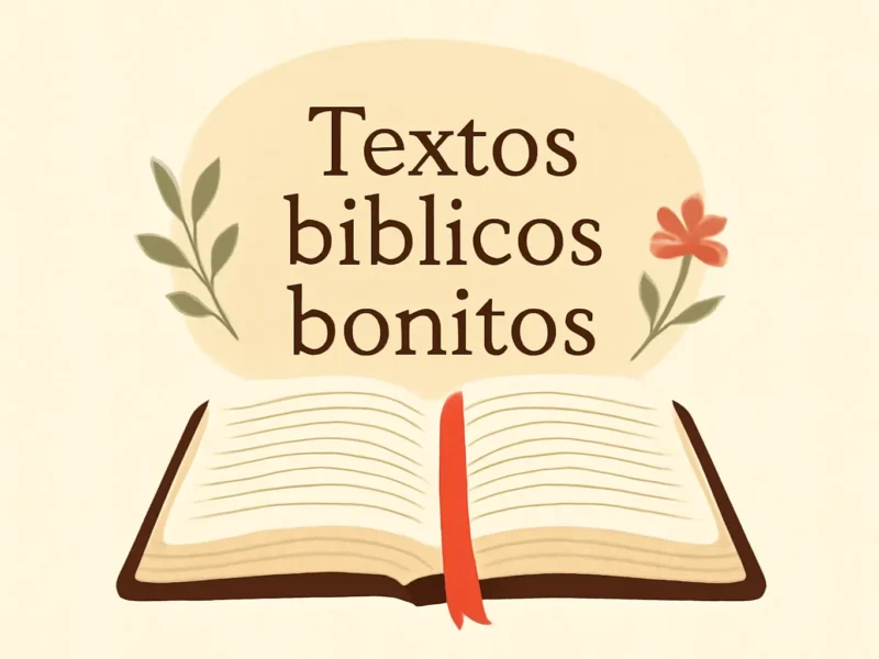 Textos Bíblicos Bonitos: Versículos y Mensajes Inspiradores para Leer, Compartir y Reflexionar