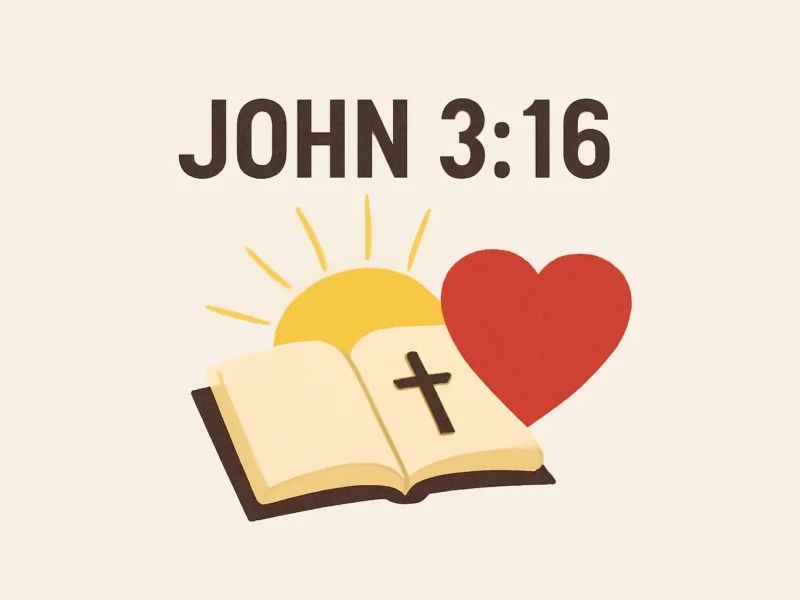 Versículo de la Biblia Juan 3 16: significado, amor y salvación